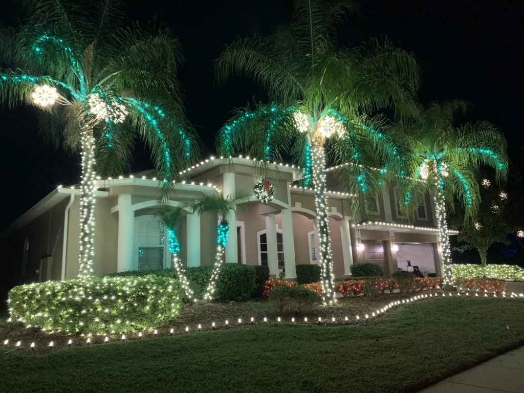 Holiday lighting service, Christmas rental
